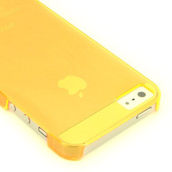 Coque CRYSTAL jaune pour iPhone 5