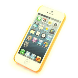 Coque CRYSTAL jaune pour iPhone 5