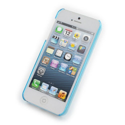 Coque CRYSTAL bleue pour iPhone 5