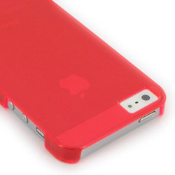 Coque CRYSTAL rouge pour iPhone 5