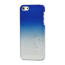 Coque CRYSTAL WATER bleue pour iPhone 5