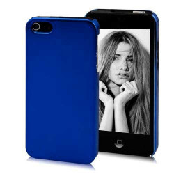 Coque MIROIR bleue pour iPhone 5