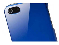 Coque MIROIR bleue pour iPhone 5