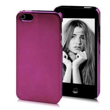 Coque MIROIR rose pour iPhone 5