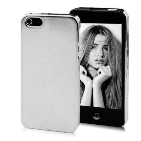 Coque MIROIR argentee pour iPhone 5