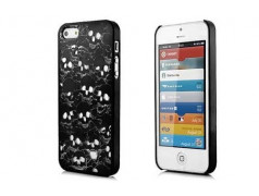 Coque SKULL HEAD noire pour iPhone 5