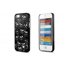 Coque SKULL HEAD noire pour iPhone 5