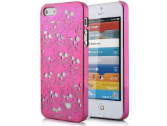 Coque SKULL HEAD rose pour iPhone 5