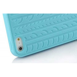 Coque PNEU bleue pour iPhone 5