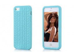 Coque PNEU bleue pour iPhone 5