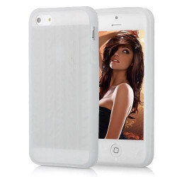 Coque PNEU blanche pour iPhone 5