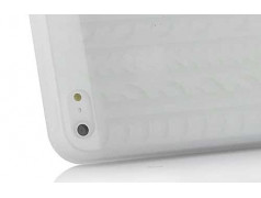 Coque PNEU blanche pour iPhone 5