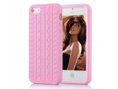 Coque PNEU rose pour iPhone 5