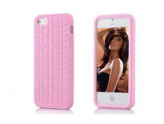 Coque PNEU rose pour iPhone 5