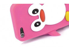 Coque PINGOUIN rose pour iPhone 5