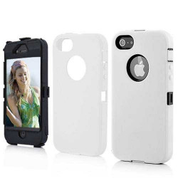 Coque SUPERPROTECT blanche pour iPhone 5