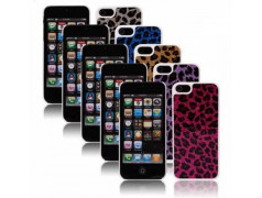 Coque LEOPARD bleue pour iPhone 5