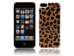 Coque LEOPARD doree pour iPhone 5