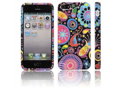 Coque FLOWER noire pour iPhone 5