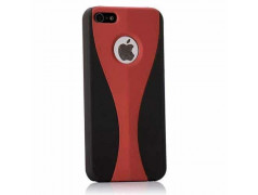 Coque 2 COLORS rouge et noire pour iPhone 5