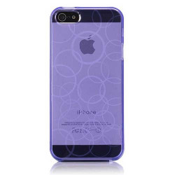 Coque CIRCLE mauve pour iPhone 5