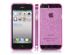 Coque CIRCLE rose pour iPhone 5