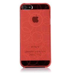 Coque CIRCLE rouge pour iPhone 5