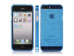 Coque CIRCLE bleue pour iPhone 5