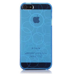 Coque CIRCLE bleue pour iPhone 5