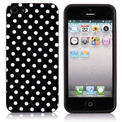 Coque POIS blanche 2 pour iPhone 5