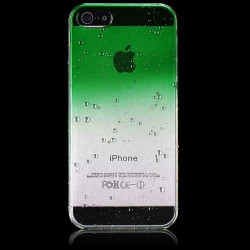 Coque CRYSTAL WATER verte pour iPhone 5