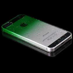 Coque CRYSTAL WATER verte pour iPhone 5