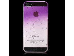 Coque CRYSTAL WATER mauve pour iPhone 5