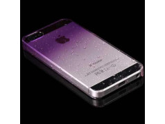 Coque CRYSTAL WATER mauve pour iPhone 5