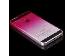 Coque CRYSTAL WATER rose pour iPhone 5