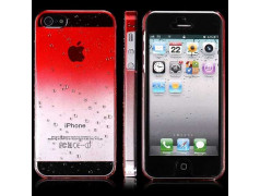 Coque CRYSTAL WATER rouge pour iPhone 5