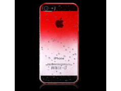 Coque CRYSTAL WATER rouge pour iPhone 5