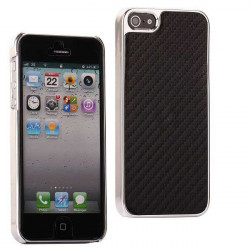 Coque CARBONE noire pour iPhone 5