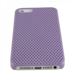 Coque VENTILEE mauve pour iPhone 5