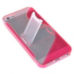 Coque TV rose pour iPhone 5