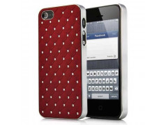 Coque BLING 2 rouge pour iPhone 5