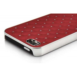 Coque BLING 2 rouge pour iPhone 5