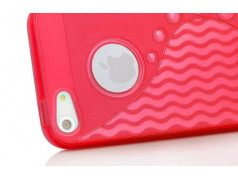 Coque WAVE rouge pour iPhone 5