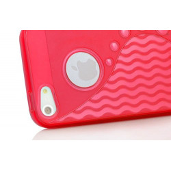 Coque WAVE rouge pour iPhone 5