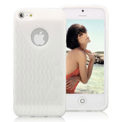 Coque WAVE blanche pour iPhone 5