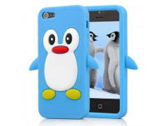 Coque PINGOUIN bleue pour iPhone 5