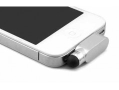Mini Stylet argente pour Iphone,ipad et Ipod touch .