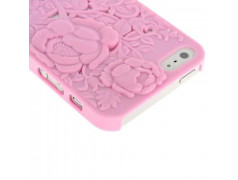 Coque ROSE 3D  pour iPhone 5
