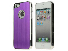 Coque ALUMINIUM mauve pour iPhone 5