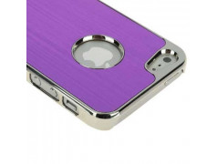 Coque ALUMINIUM mauve pour iPhone 5